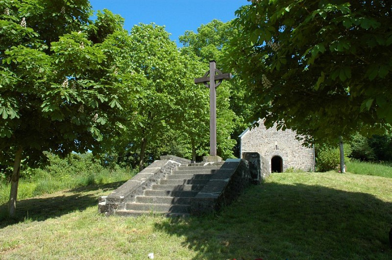 La Chapelle et le calvaire dizainier, La Baleine, Manche, Basse-Normandie
